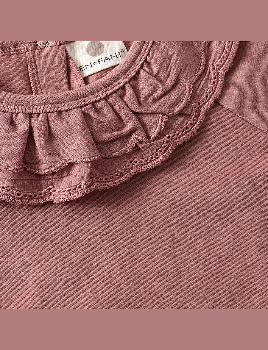 En Fant - T-shirt LS Collar - langärmelig - burlwood - 2