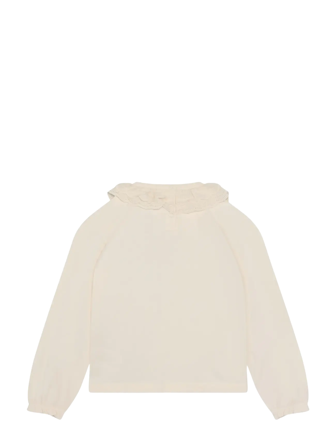En Fant - T-shirt LS Collar - langärmelig - pearled ivory - 1