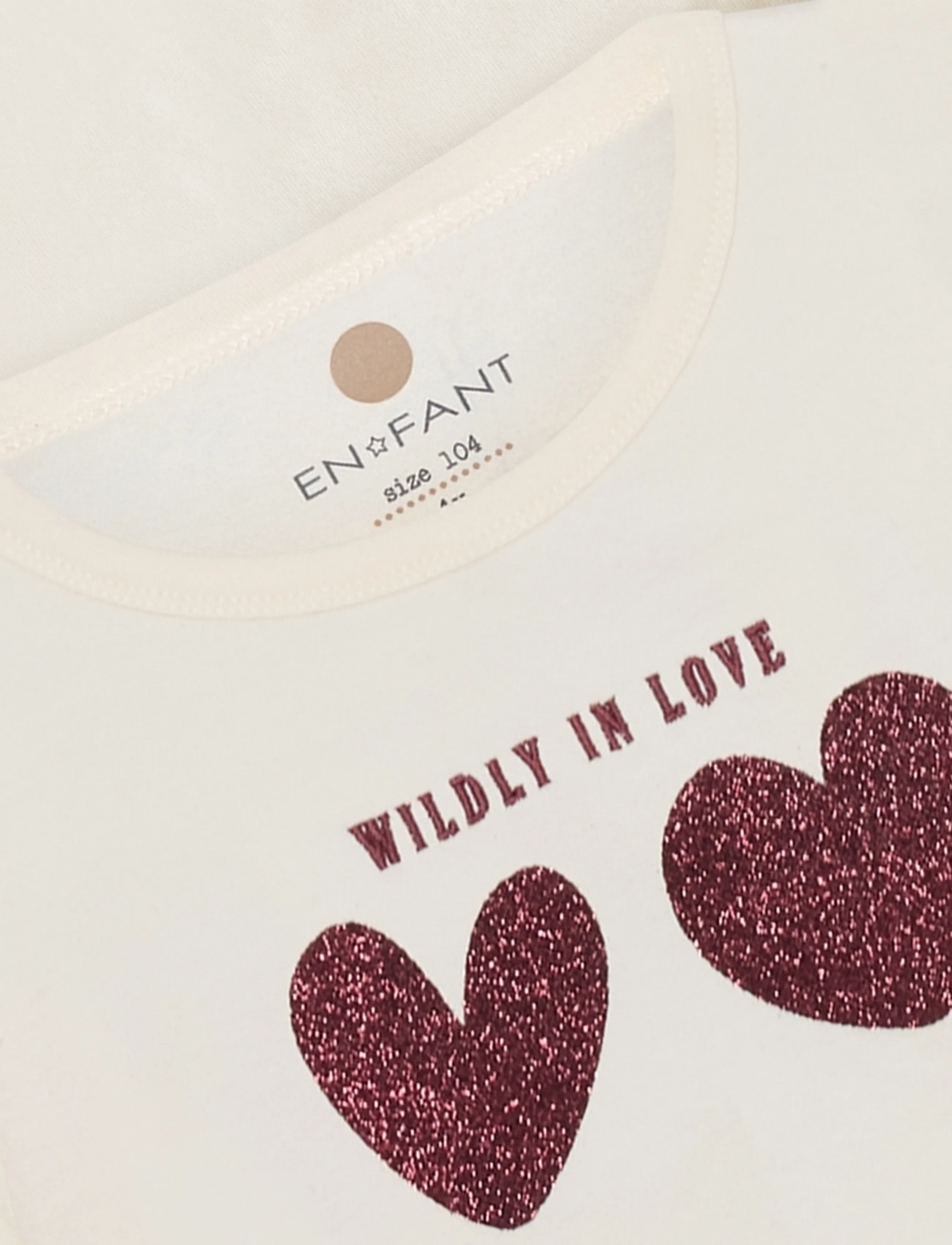 En Fant - T-shirt LS - langärmelig - pearled ivory - 2