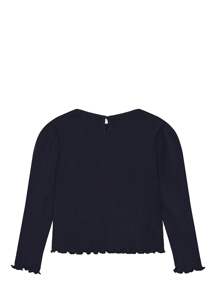 En Fant - T-shirt LS Pointelle - långärmade t-shirts - parisian night - 1