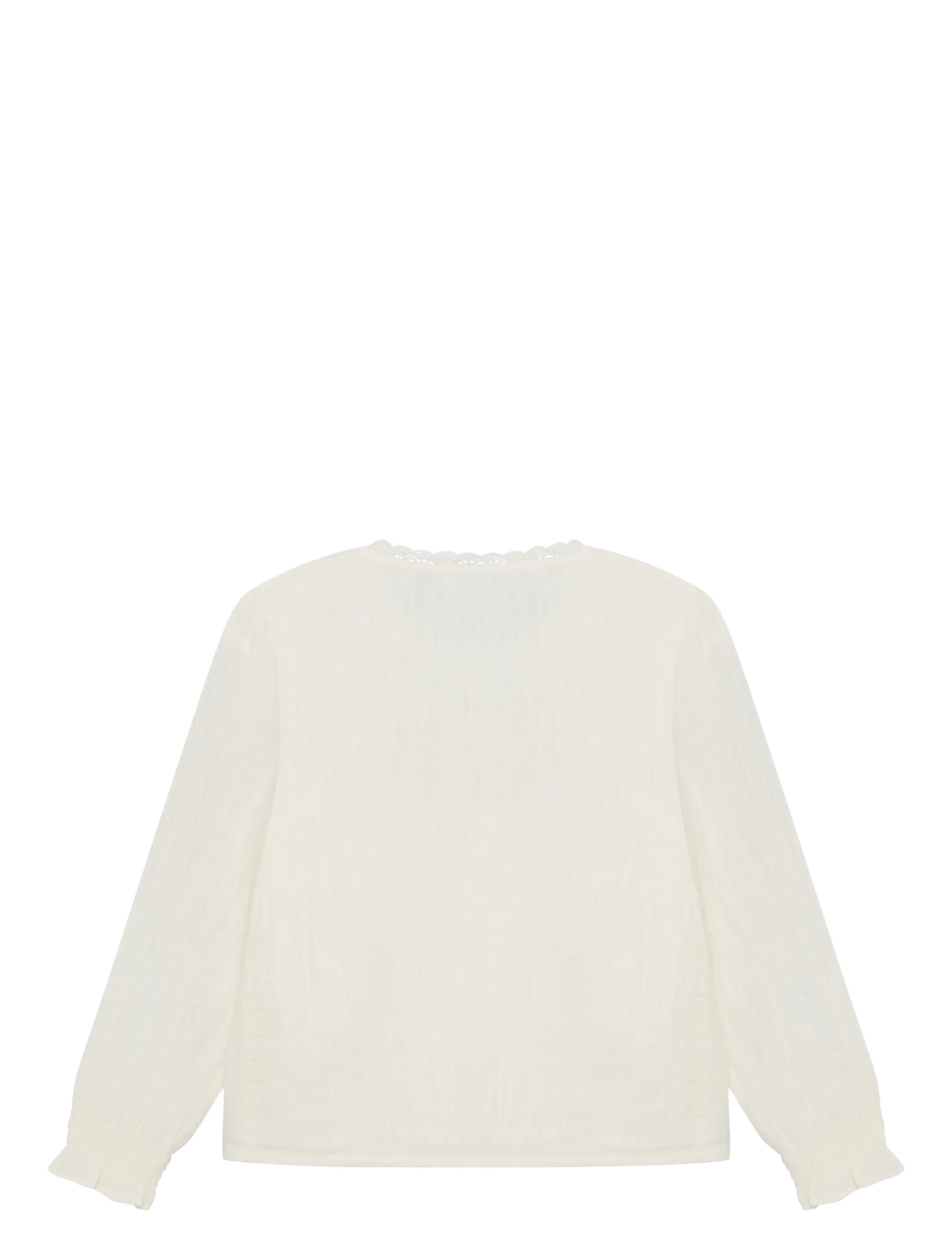 En Fant - Shirt LS Woven - pearled ivory - 1