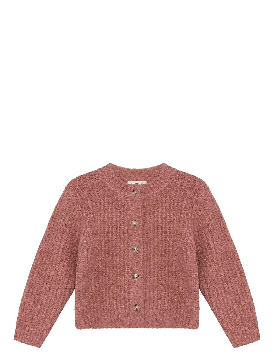 En Fant - Cardigan Knit - cardigans - burlwood - 1