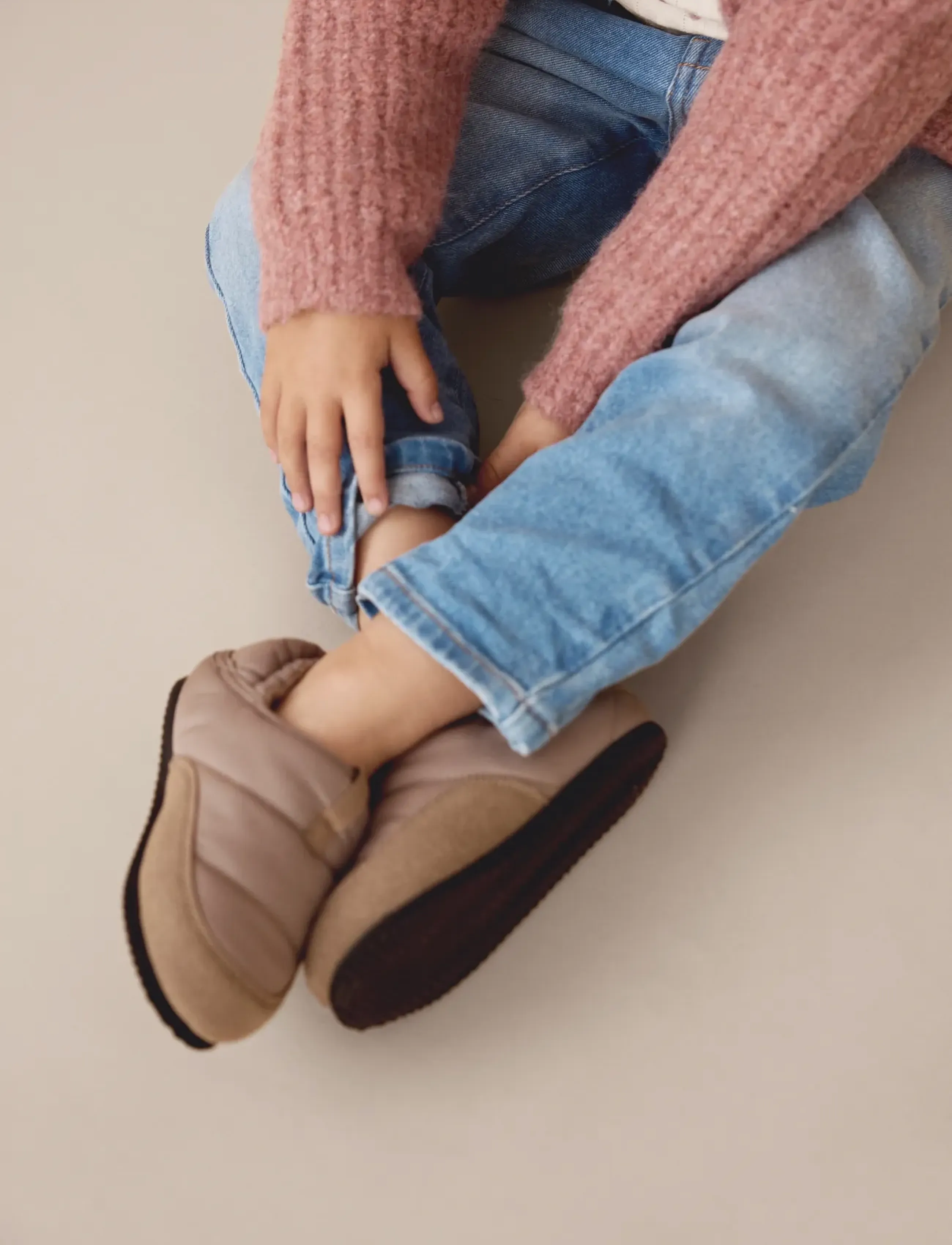 En Fant - Cardigan Knit - burlwood - 3
