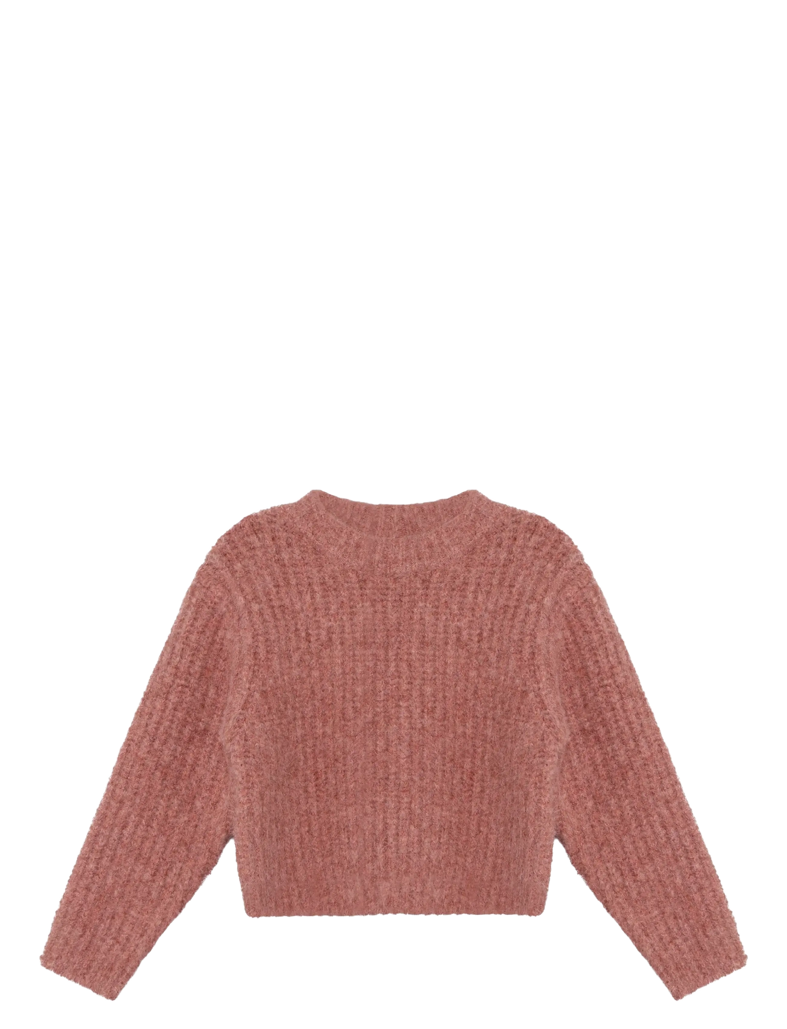 En Fant Pullover Knit - Teens 9-14 år - BURLWOOD / pink/rose