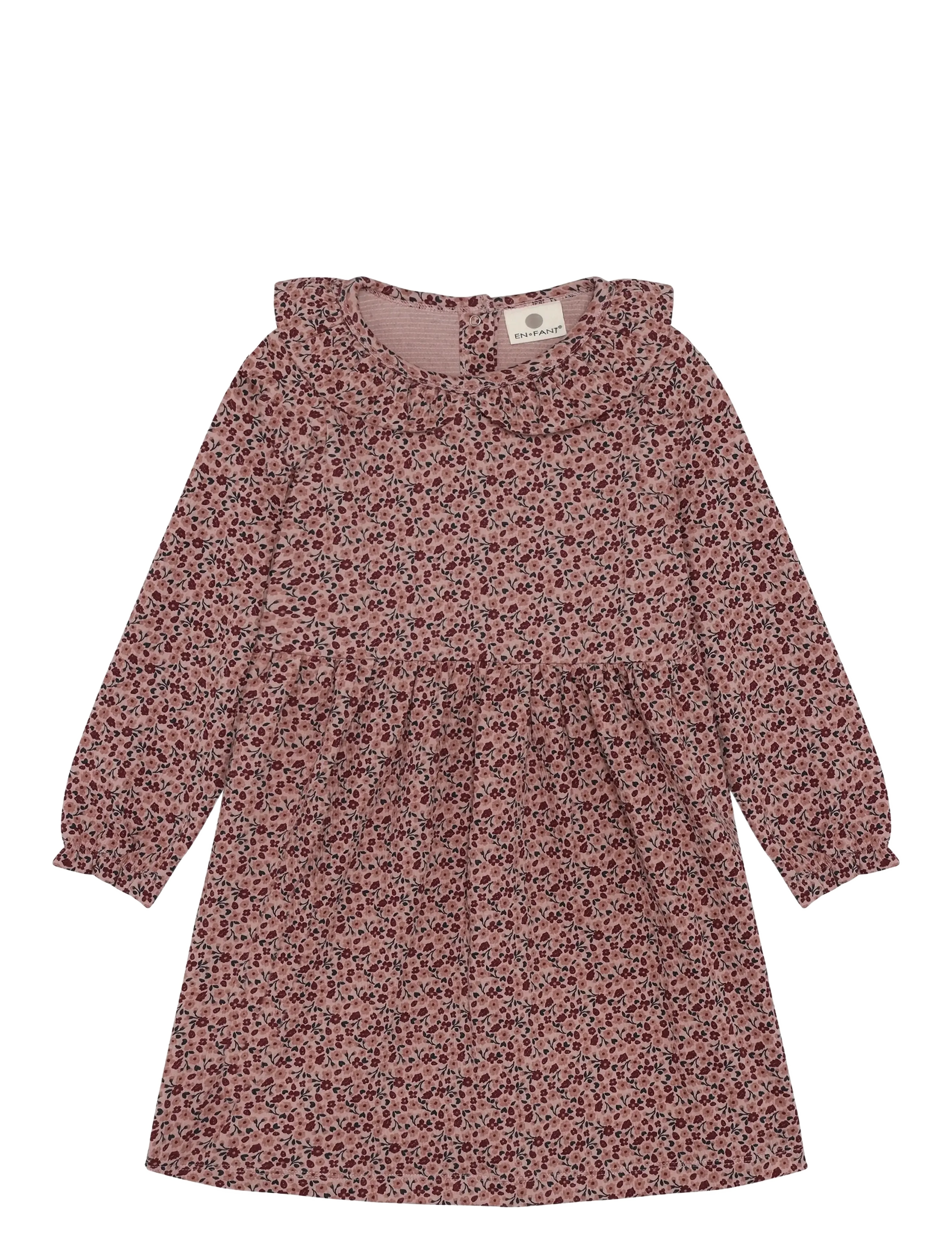 En Fant Dress Ls, 116, Casual Dresses, Rosa - Long-sleeved Kinder