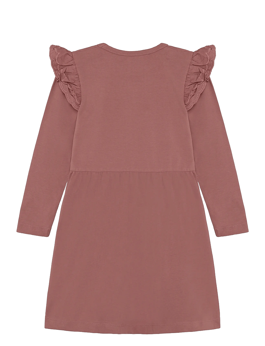 En Fant - Dress LS - långärmade babyklänningar - burlwood - 1
