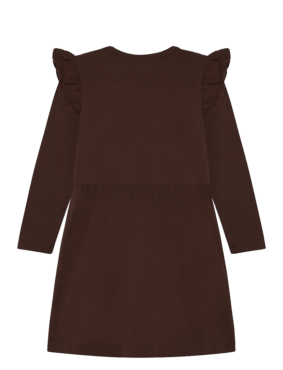 En Fant - Dress LS - robes pour bébés à manches longues - deep mahogany - 1