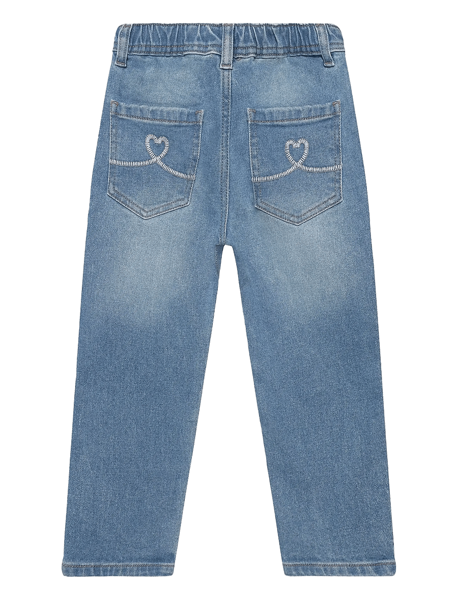 En Fant - Jeans Denim - tiesaus kirpimo džinsai - light blue denim - 2