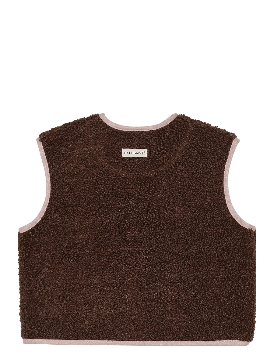 En Fant - Waistcoat Teddy - einkaufen nach alter von - chestnut - 1