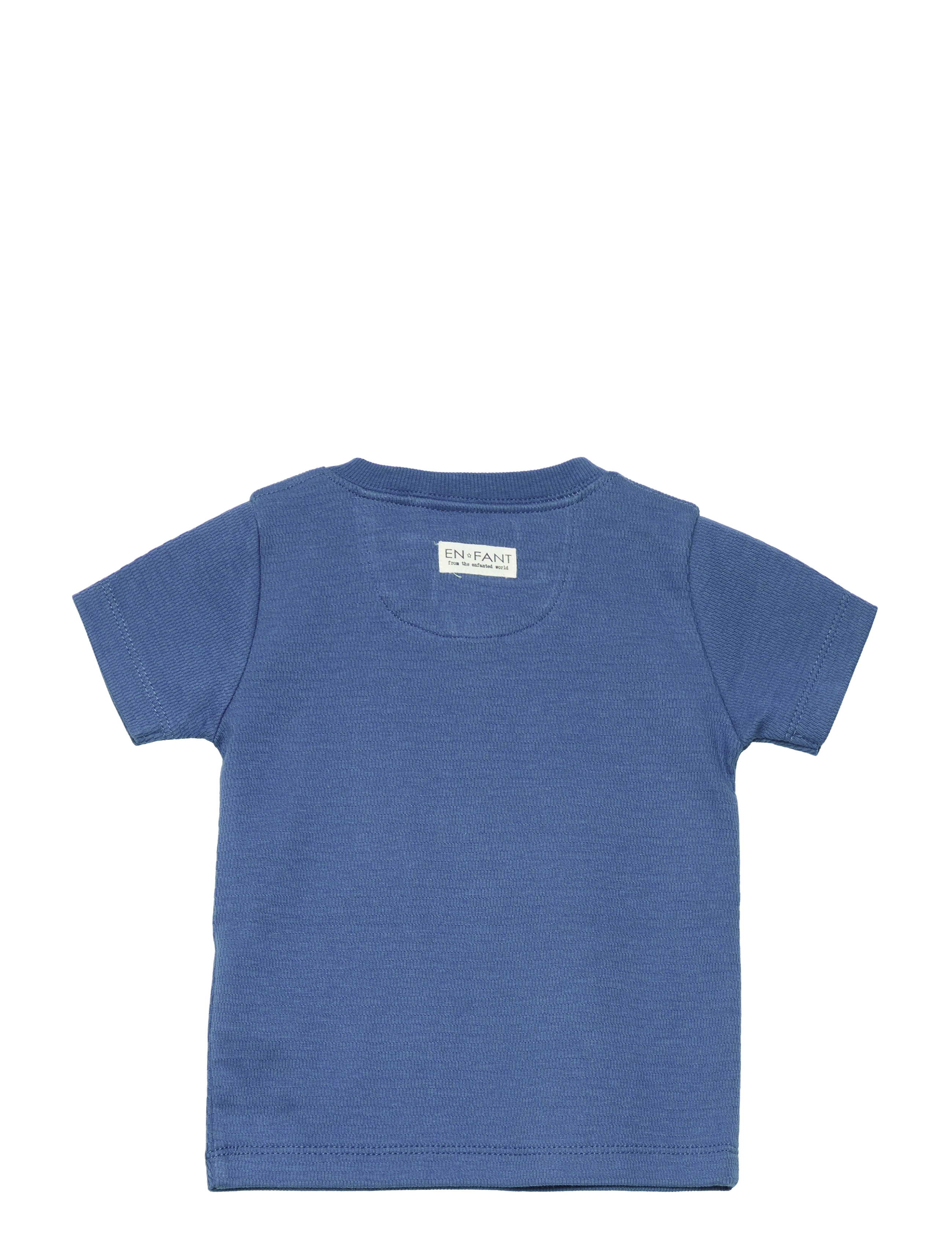 En Fant - T-shirt SS Jacquard - bering sea - 1