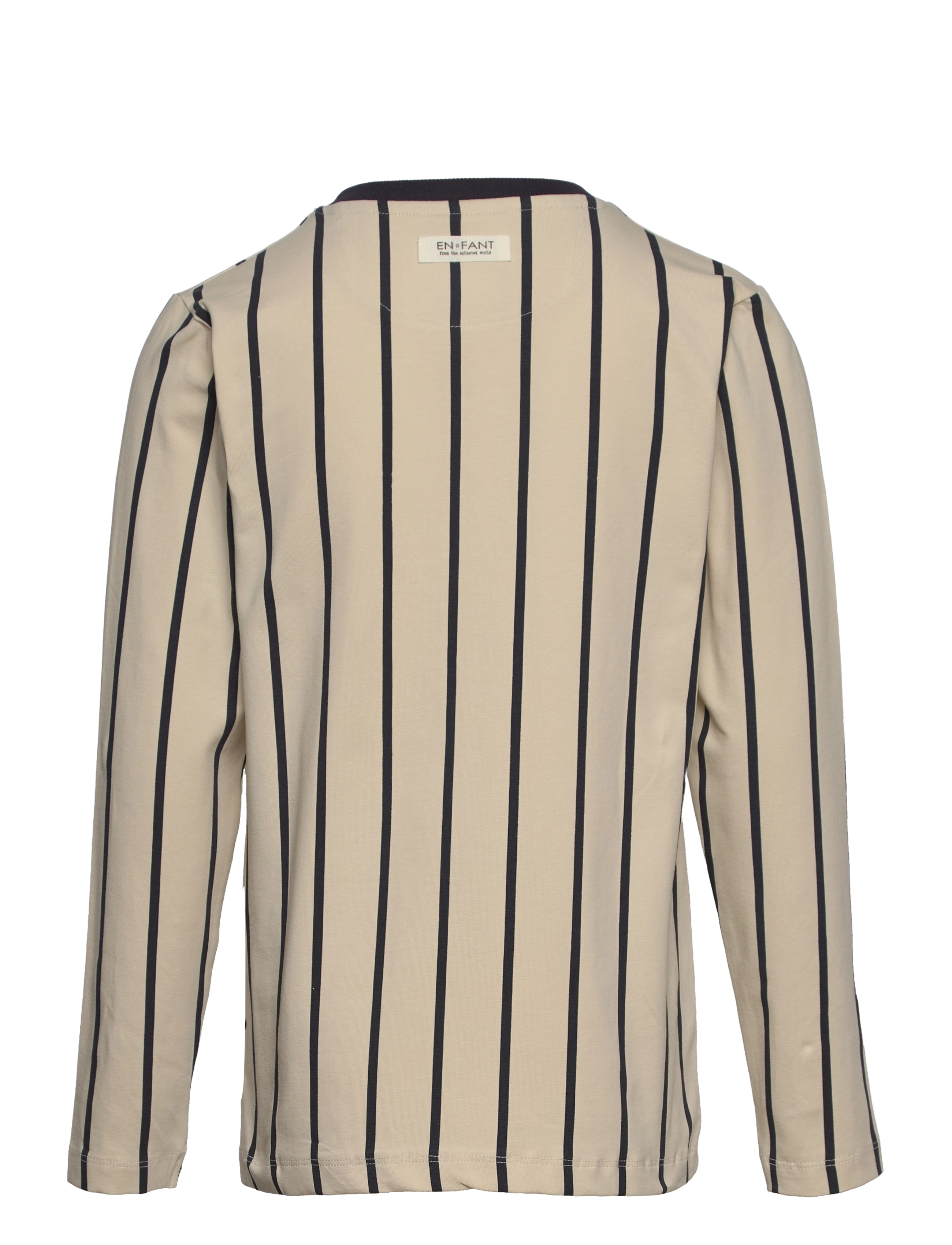 En Fant - T-shirt LS Stripe - bone white - 1
