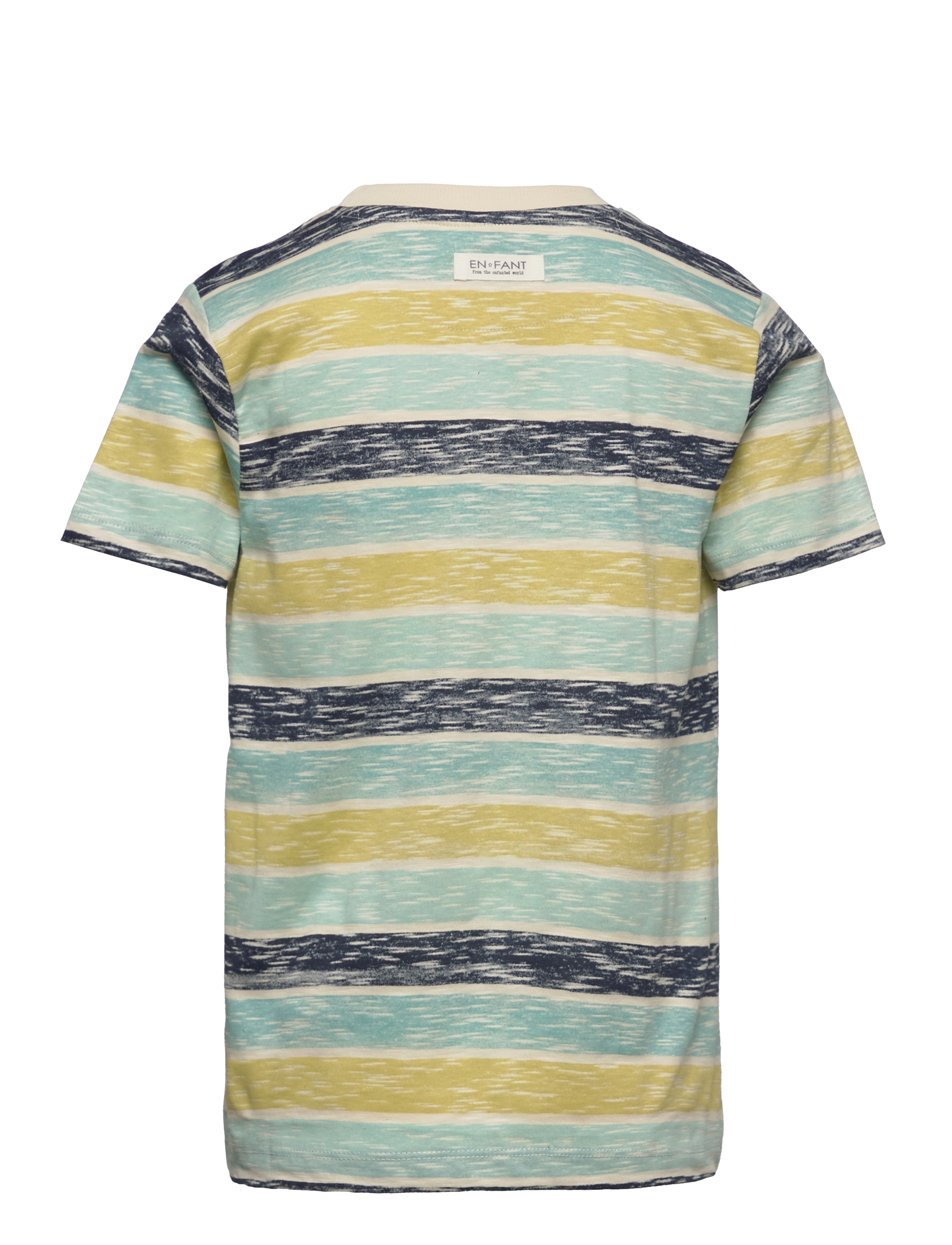 En Fant - T-shirt SS Stripe - bone white - 1