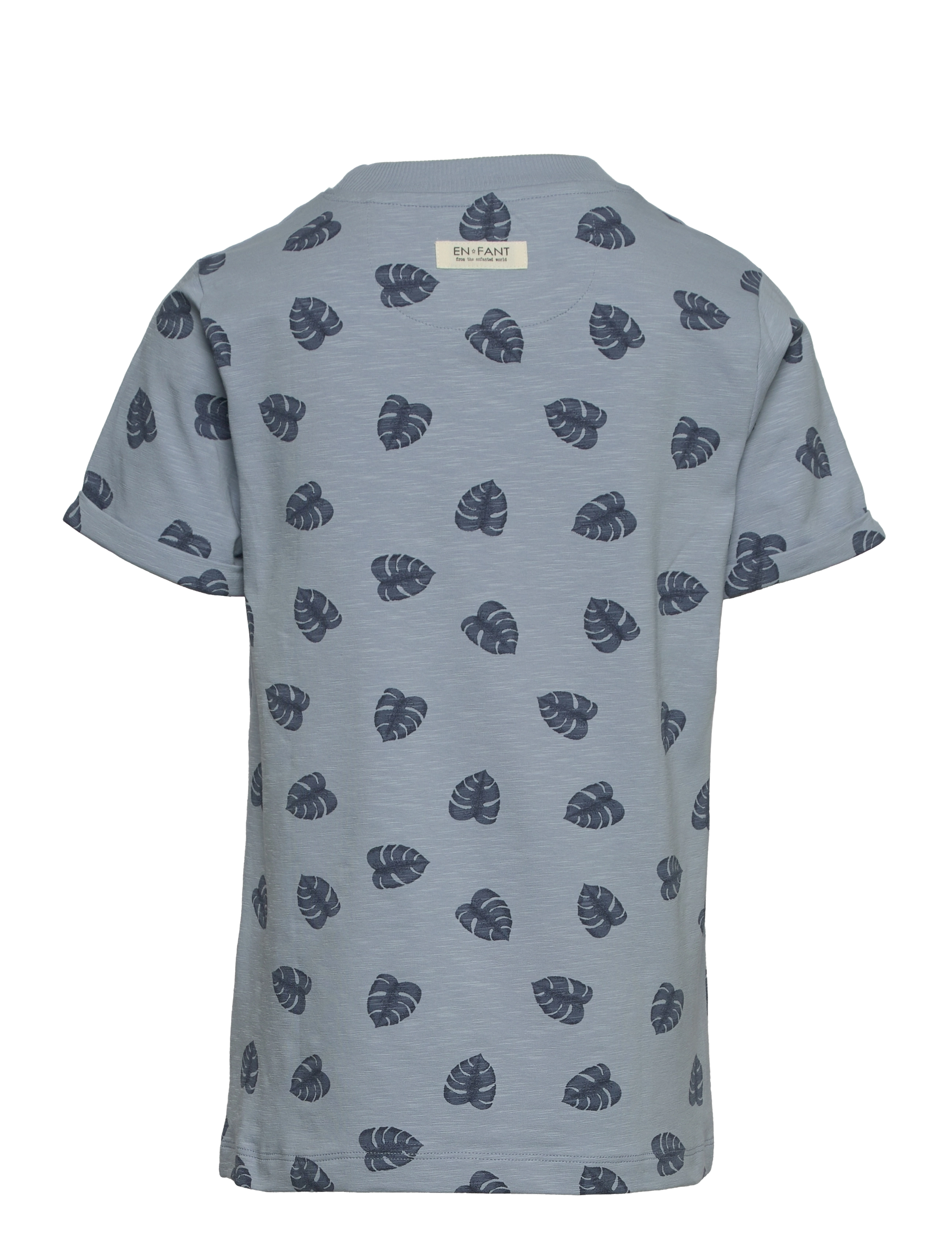 En Fant - T-shirt SS AOP - dusty blue - 1