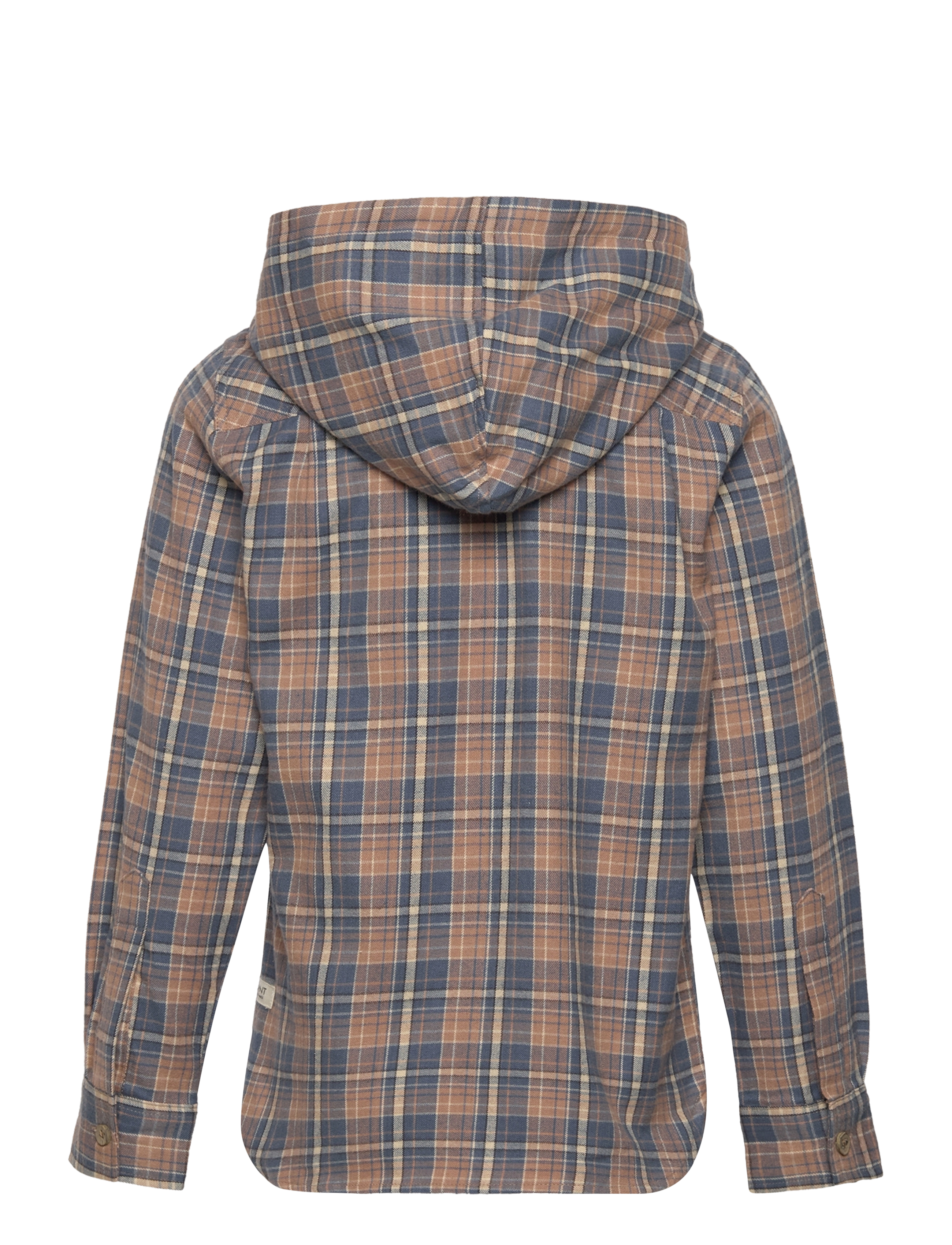En Fant - Shirt LS w. Hood Check - affogat - 1