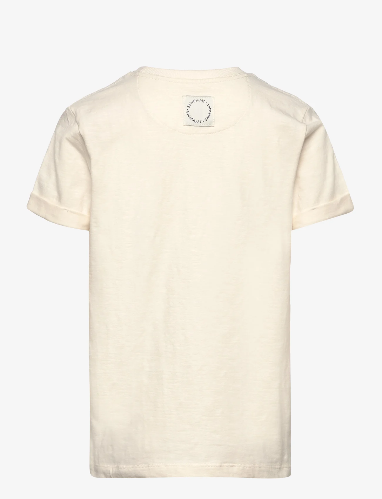 En Fant - T-shirt SS Slub - kortærmede - eggnog - 1