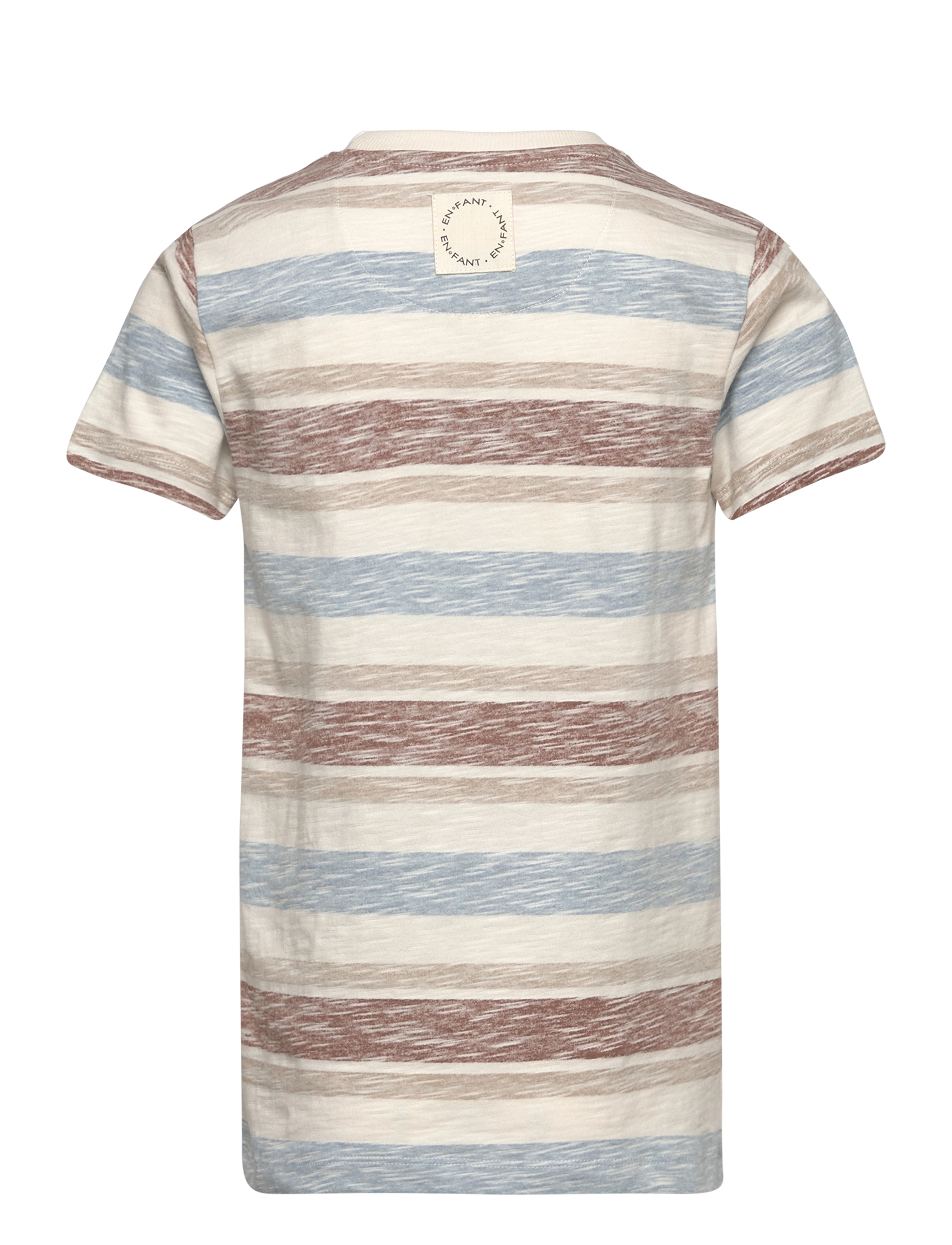 En Fant - T-shirt SS Stripe - eggnog - 1
