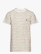 T-shirt SS Stripe - EGGNOG