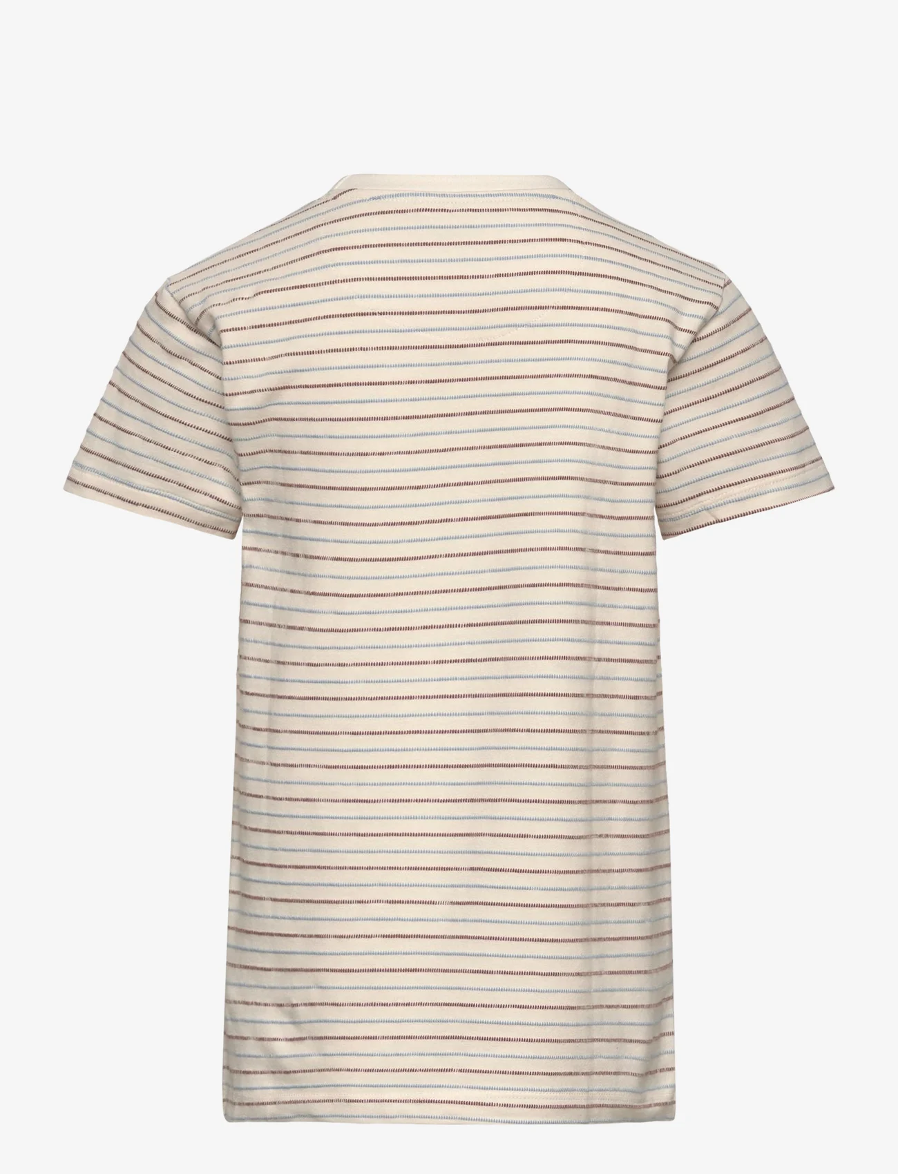 En Fant - T-shirt SS Stripe - kortærmede t-shirts - eggnog - 1
