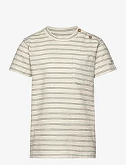 En Fant - T-shirt SS Stripes - lühikeste varrukatega t-särgid - eggnog - 0