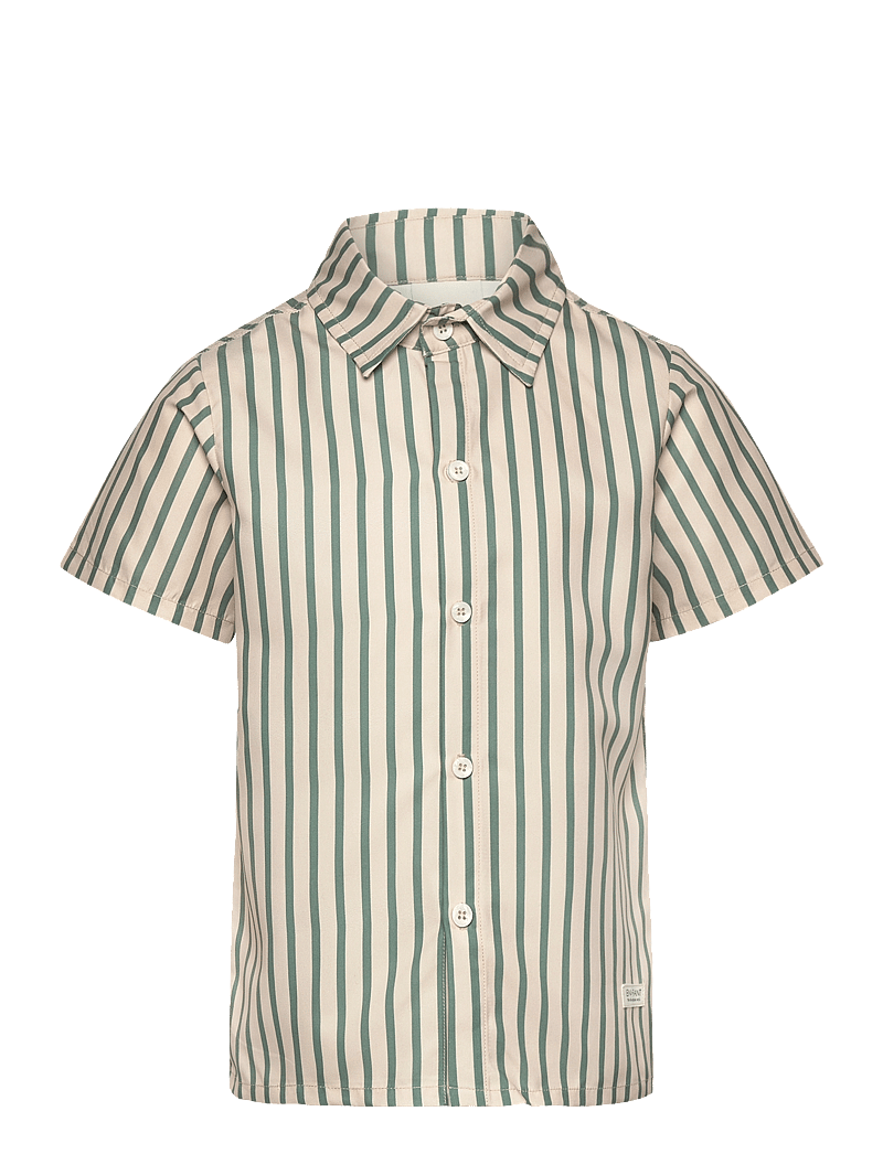 En Fant - Swim Shirt SS - bade-oberteile - cement - 0