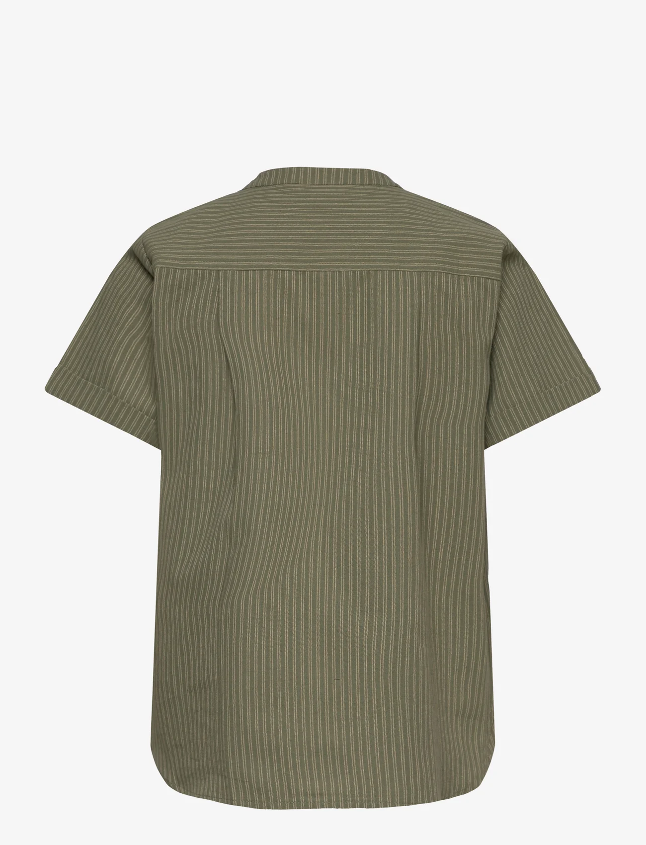 En Fant - Shirt SS Stripe - short-sleeved shirts - sea spray - 1