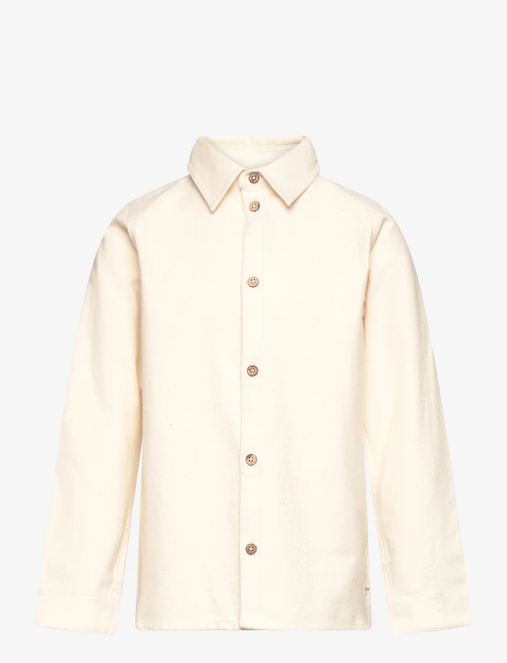 En Fant - Shirt LS Solid - long-sleeved shirts - mother of pearl - 0
