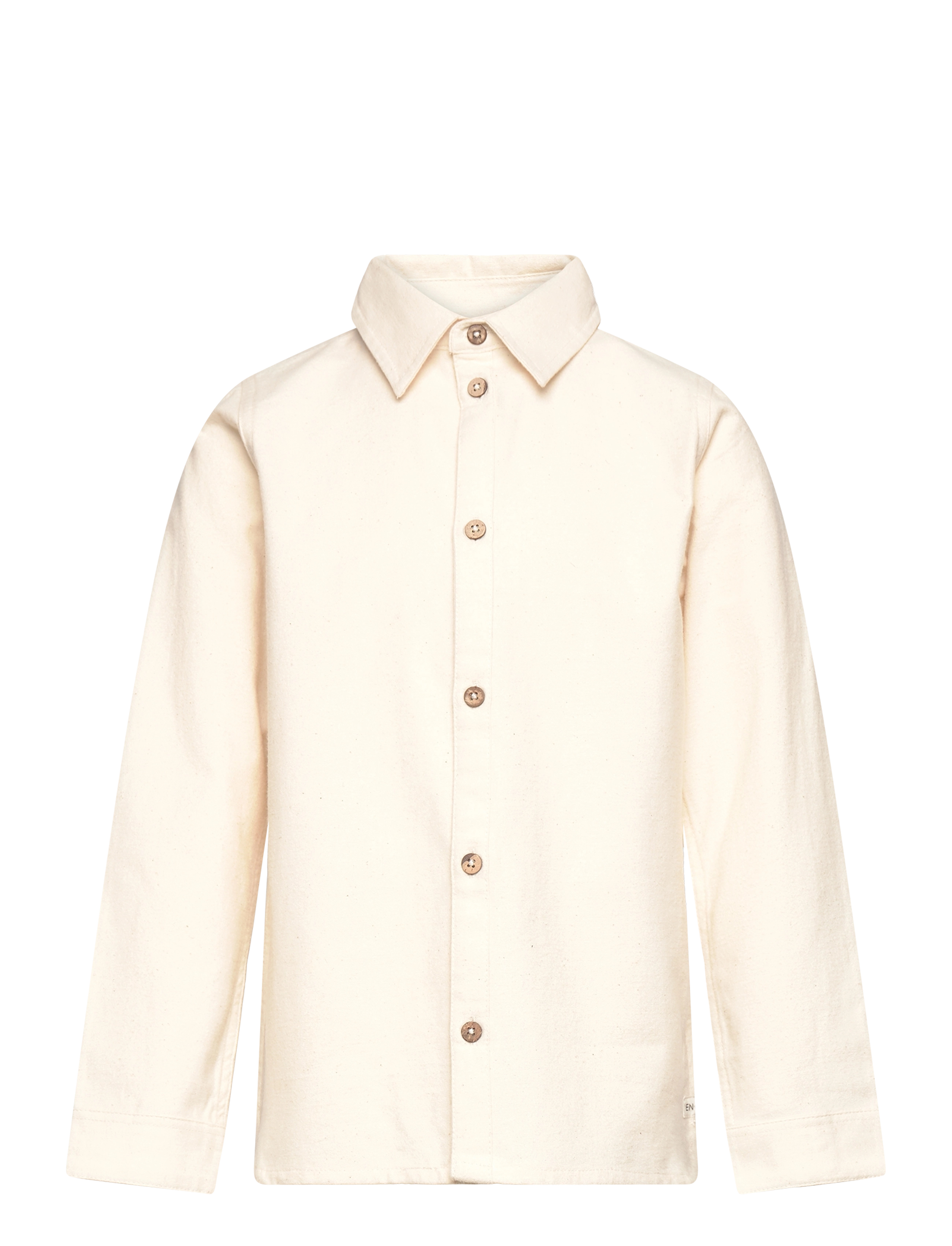 En Fant Shirt LS Solid - Skjorter - MOTHER OF PEARL / cream