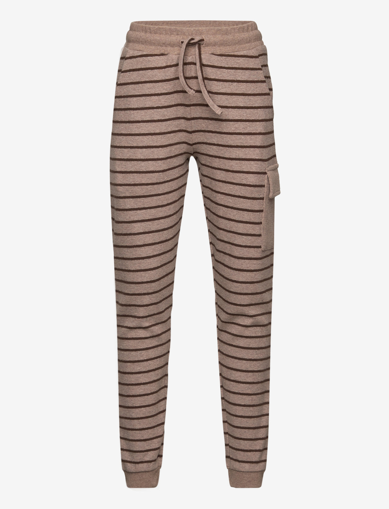 En Fant - Pants Sweat Stripe - pine bark - 1