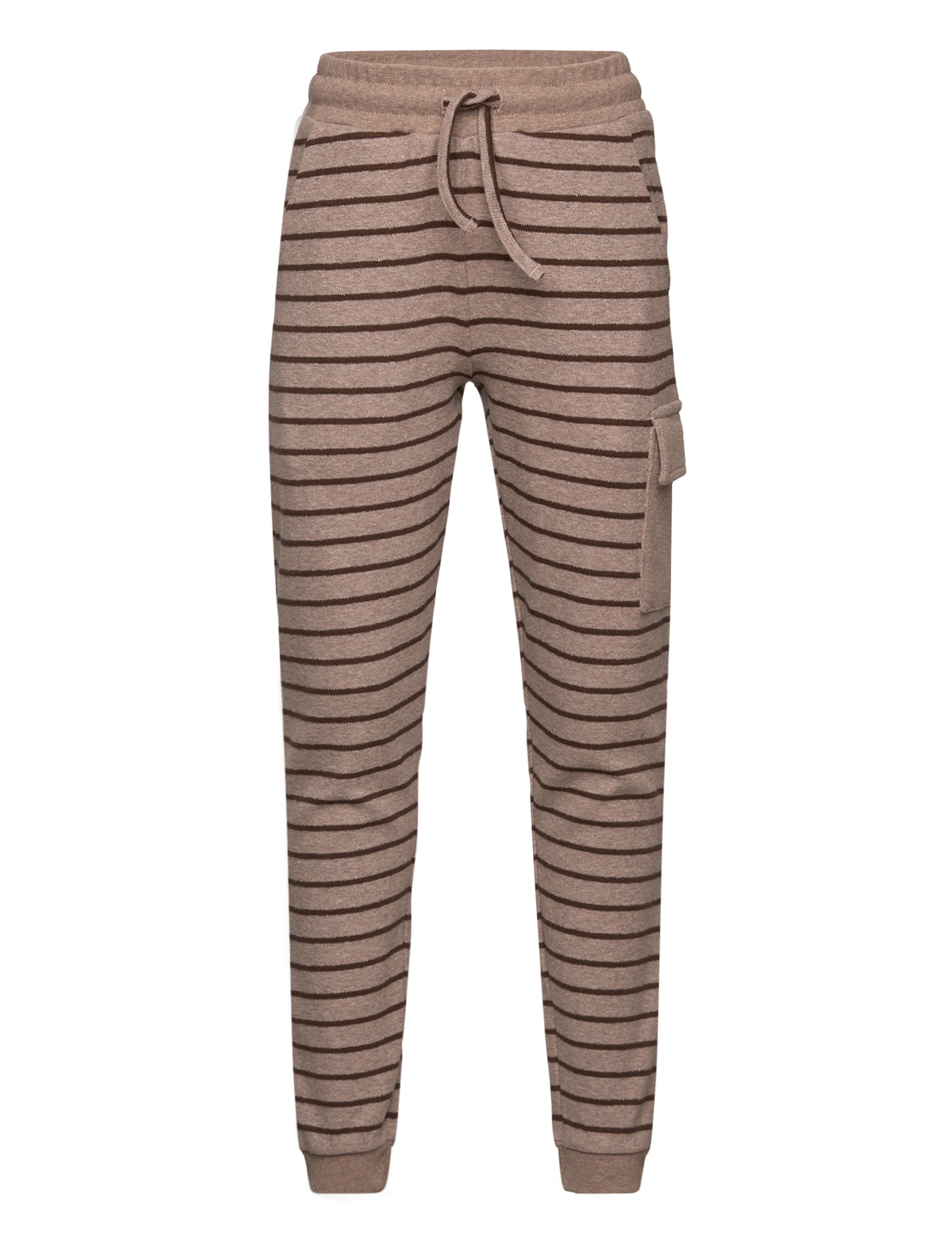 En Fant - Pants Sweat Stripe - pine bark - 1