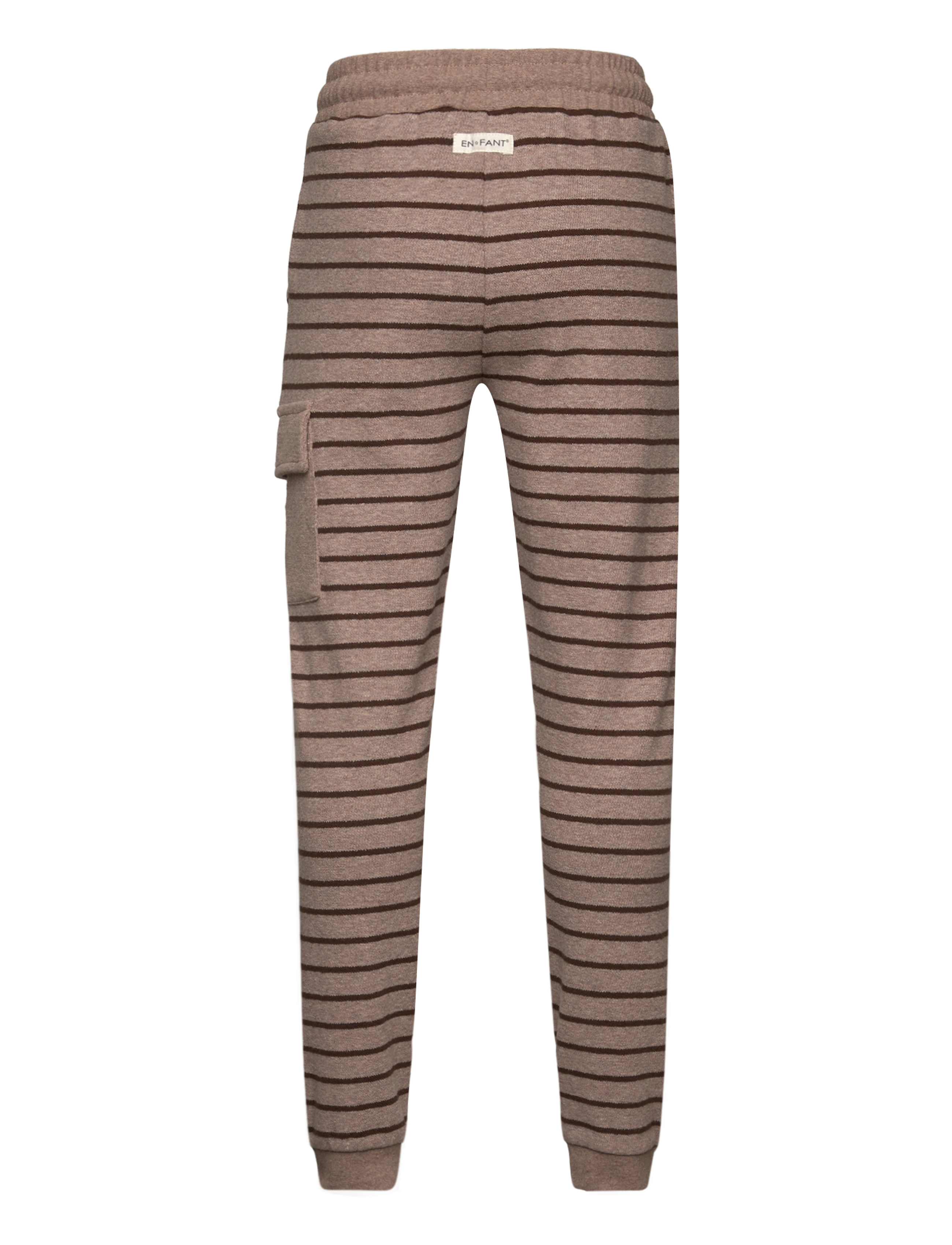 En Fant - Pants Sweat Stripe - pine bark - 2
