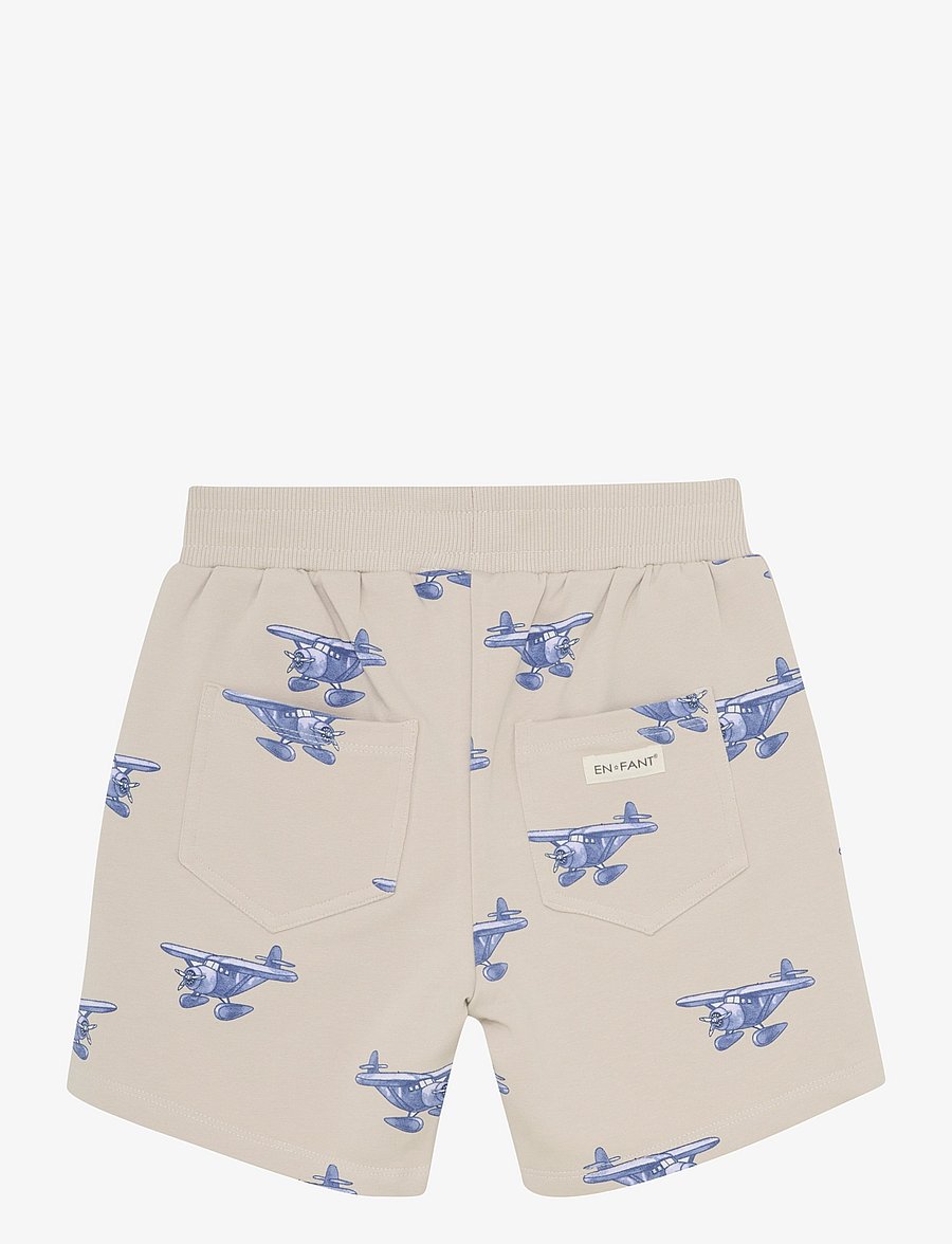 En Fant - Shorts Sweat AOP - sweat shorts - french oak - 1