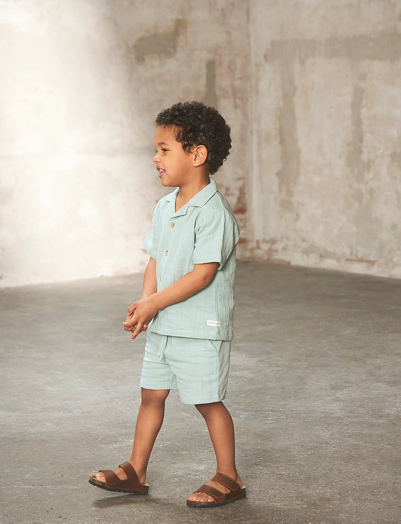 En Fant - Shorts Muslin - lühikesed vabaajapüksid - jadeite - 3