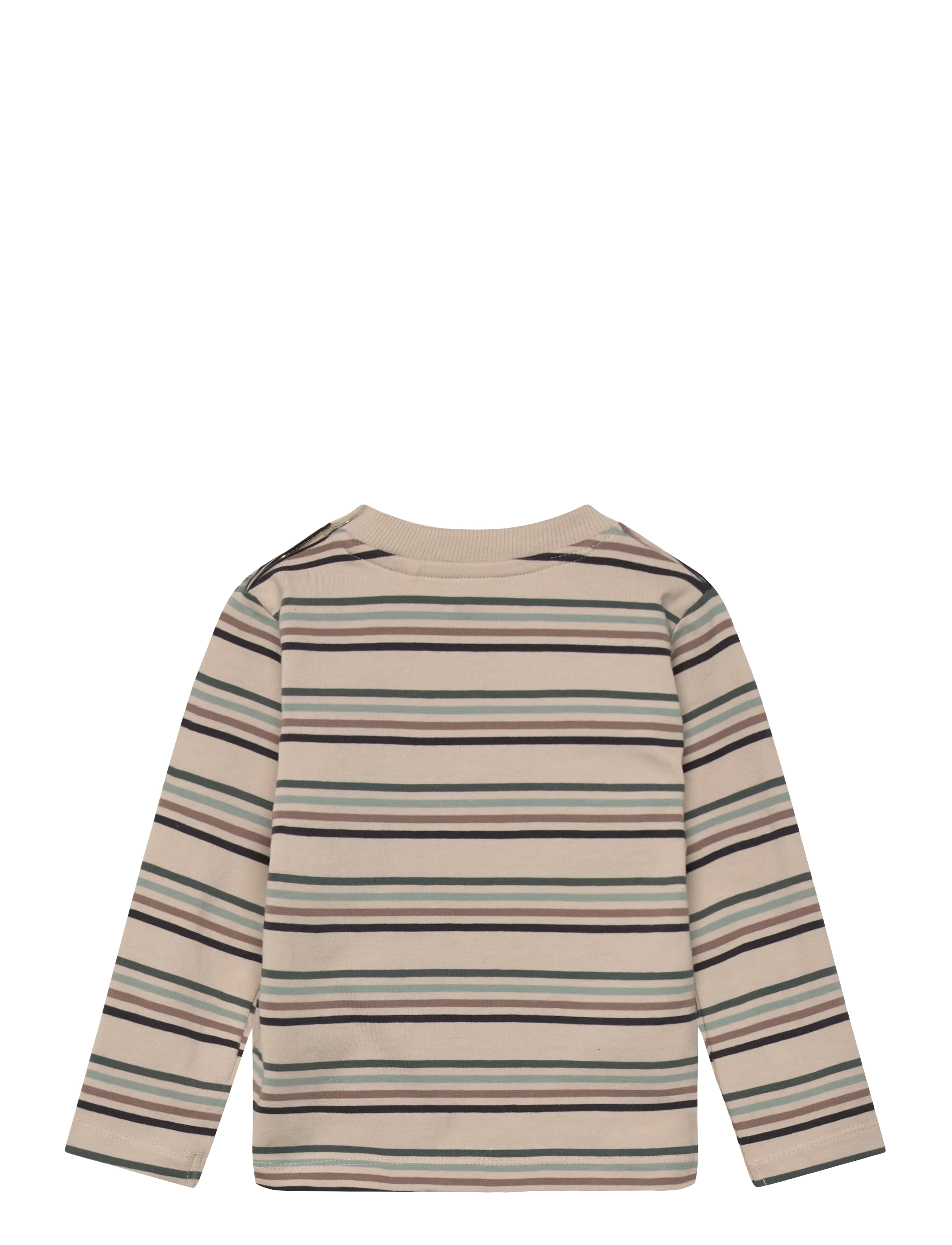 En Fant - T-shirt LS Stripe - langerma bolir - balsam green - 1