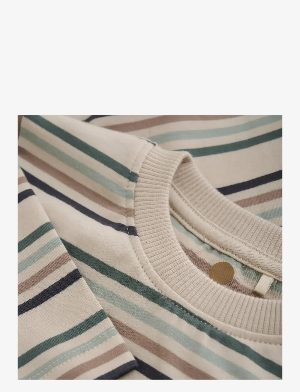 En Fant - T-shirt LS Stripe - langärmelig - balsam green - 2