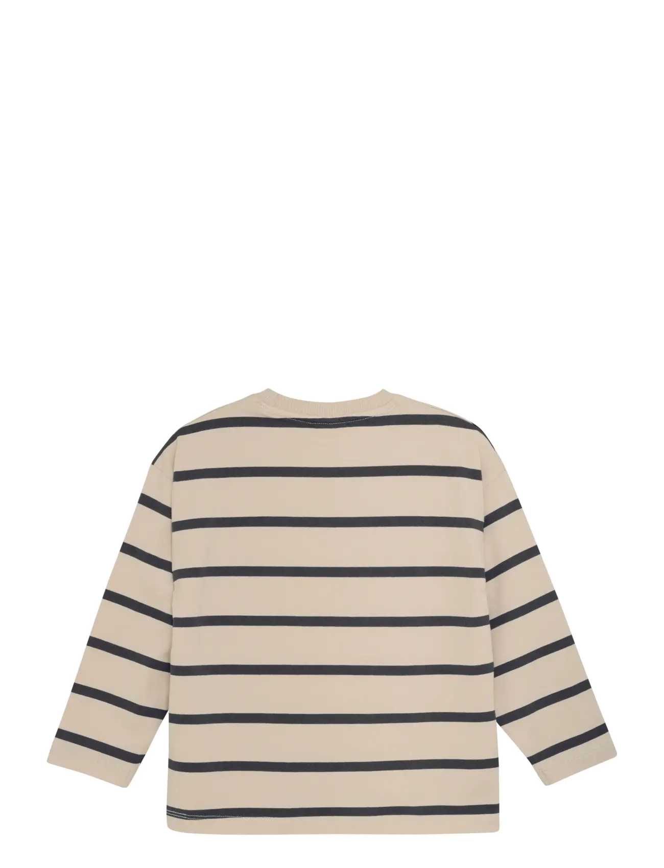 En Fant - T-shirt LS Stripe Oversize - pikkade varrukatega t-särgid - ebony - 2