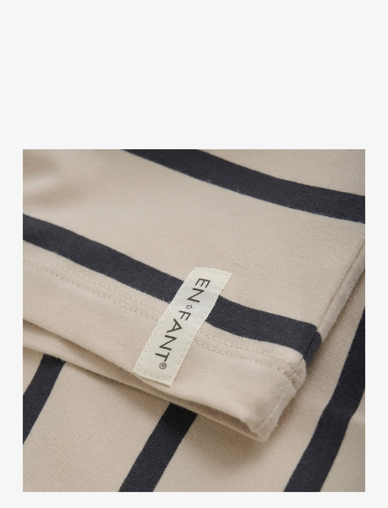 En Fant - T-shirt LS Stripe Oversize - langærmede t-shirts - ebony - 3