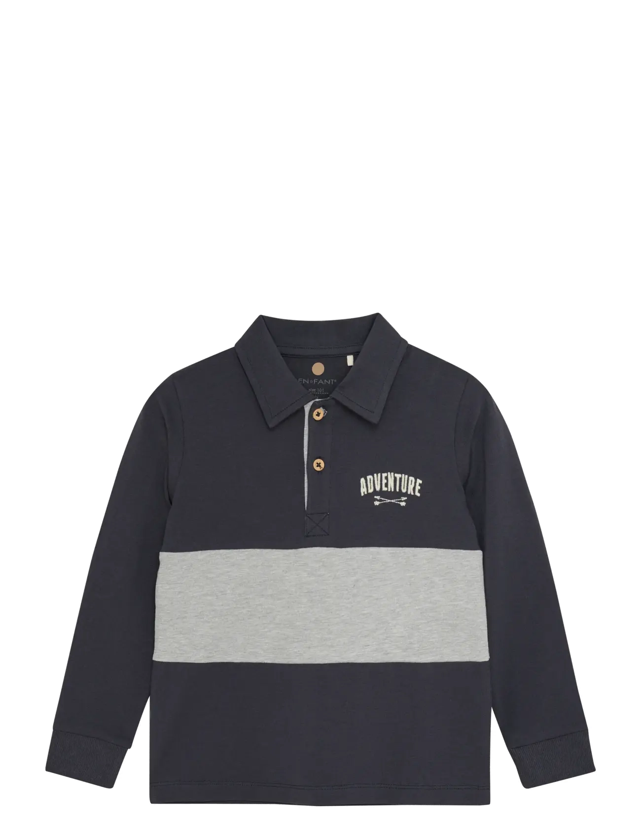 EN FANT Polo Ls Navy - 128 - Kinder