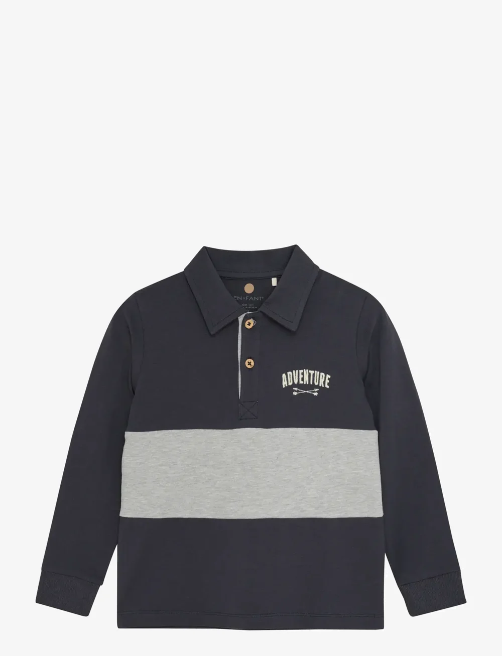 En Fant - Polo LS - långärmade pikéer - ebony - 0