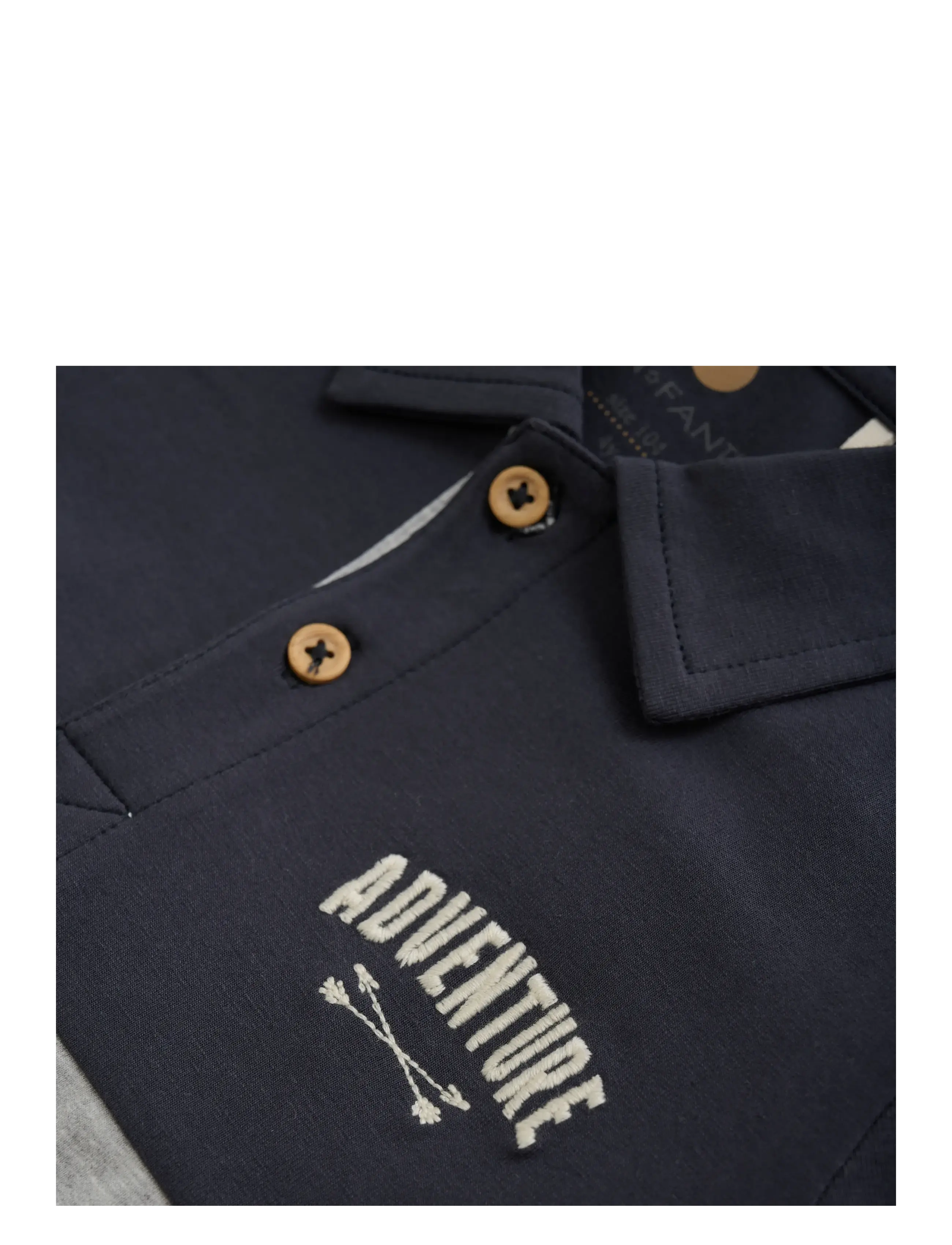 En Fant - Polo LS - poloshirts - ebony - 2