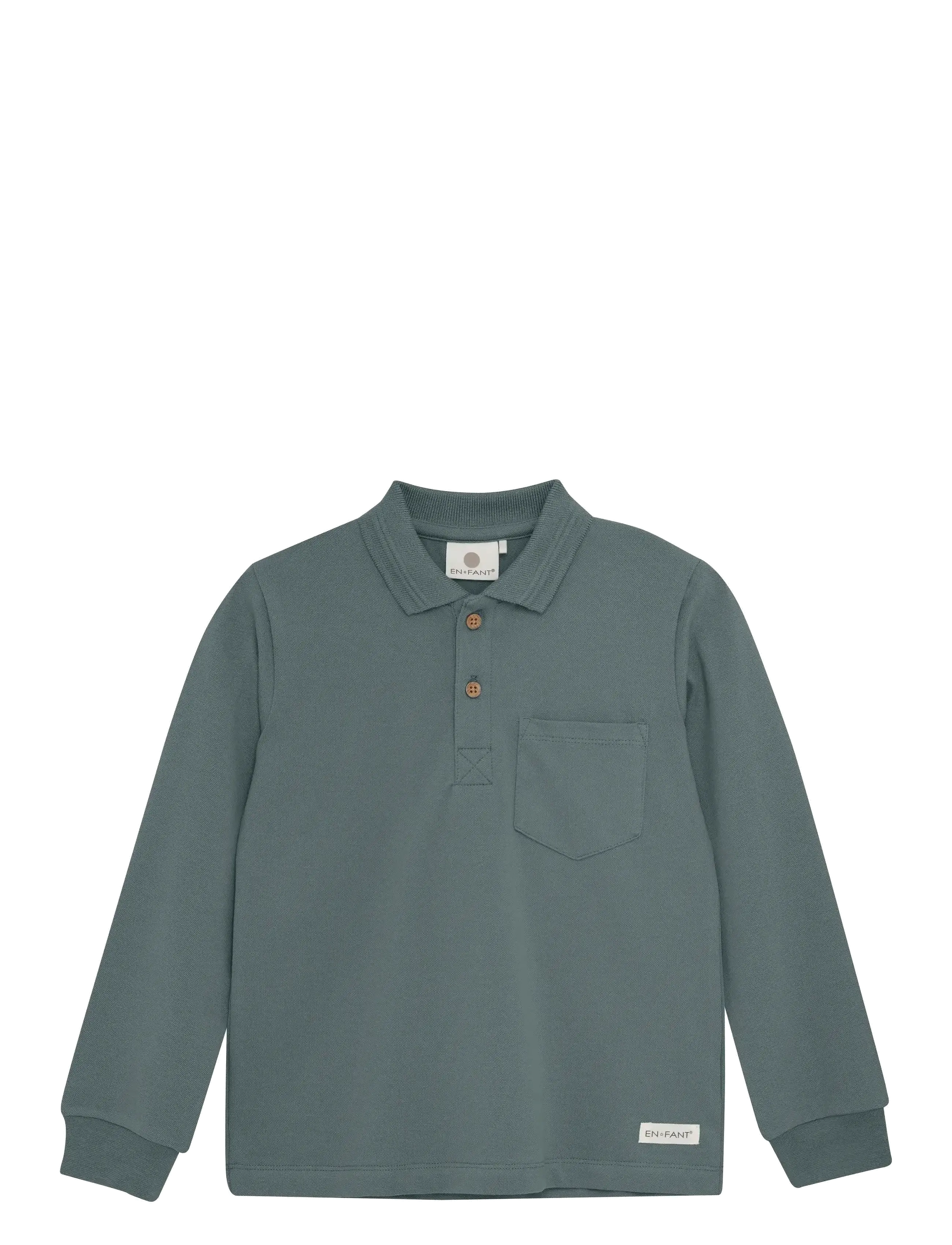 En Fant Polo LS - Pluusid - BALSAM GREEN / green