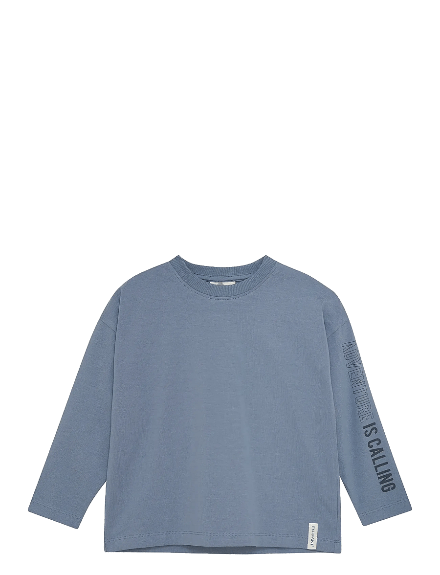 En Fant - T-shirt LS Oversize - langerma bolir - flint stone - 0