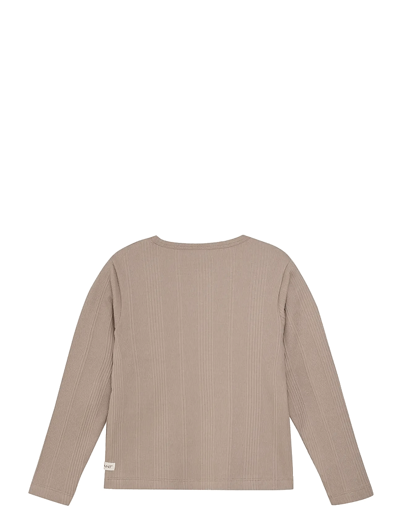 En Fant - T-shirt LS Rib - pikkade varrukatega t-särgid - fungi - 1