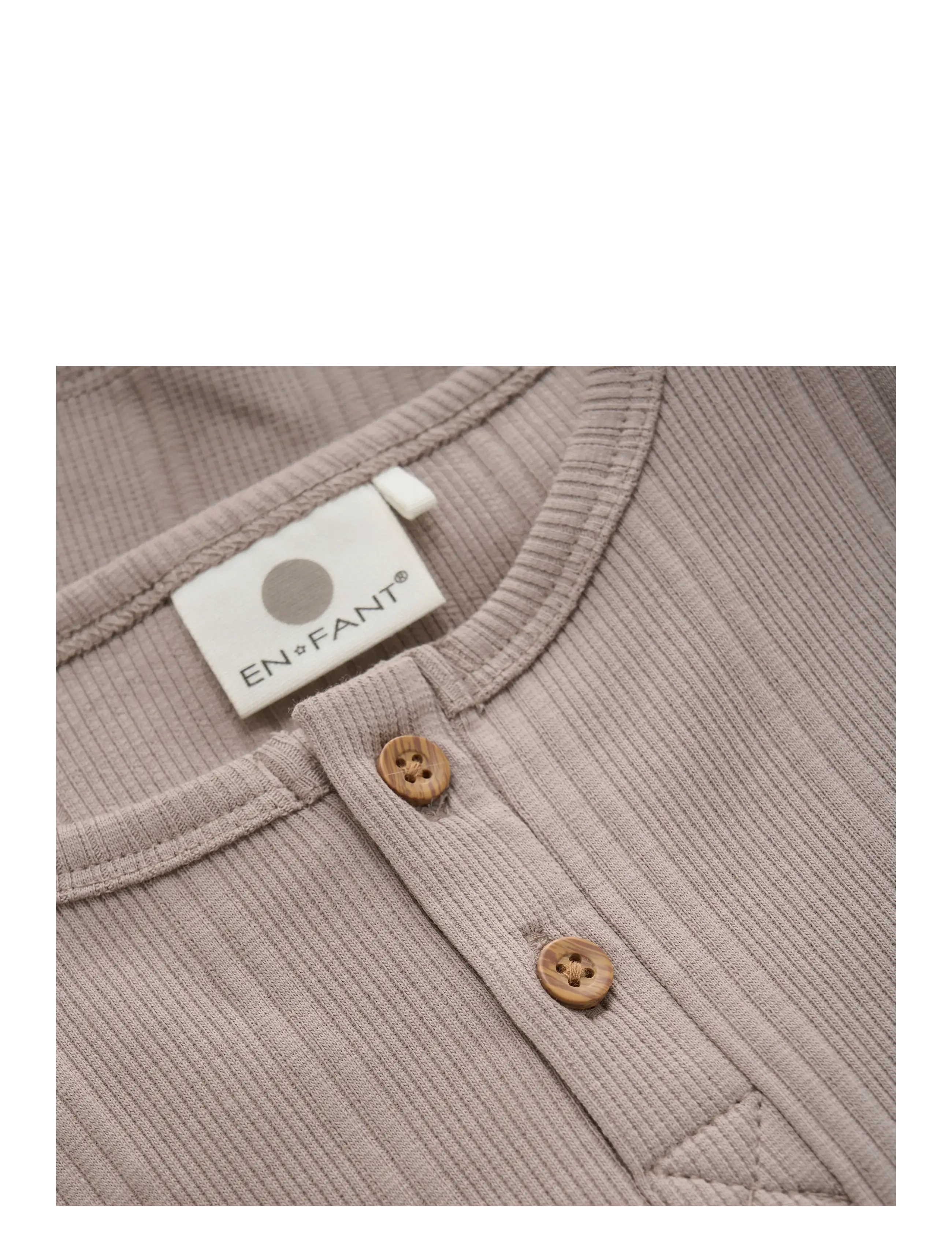 En Fant - T-shirt LS Rib - pikkade varrukatega t-särgid - fungi - 2