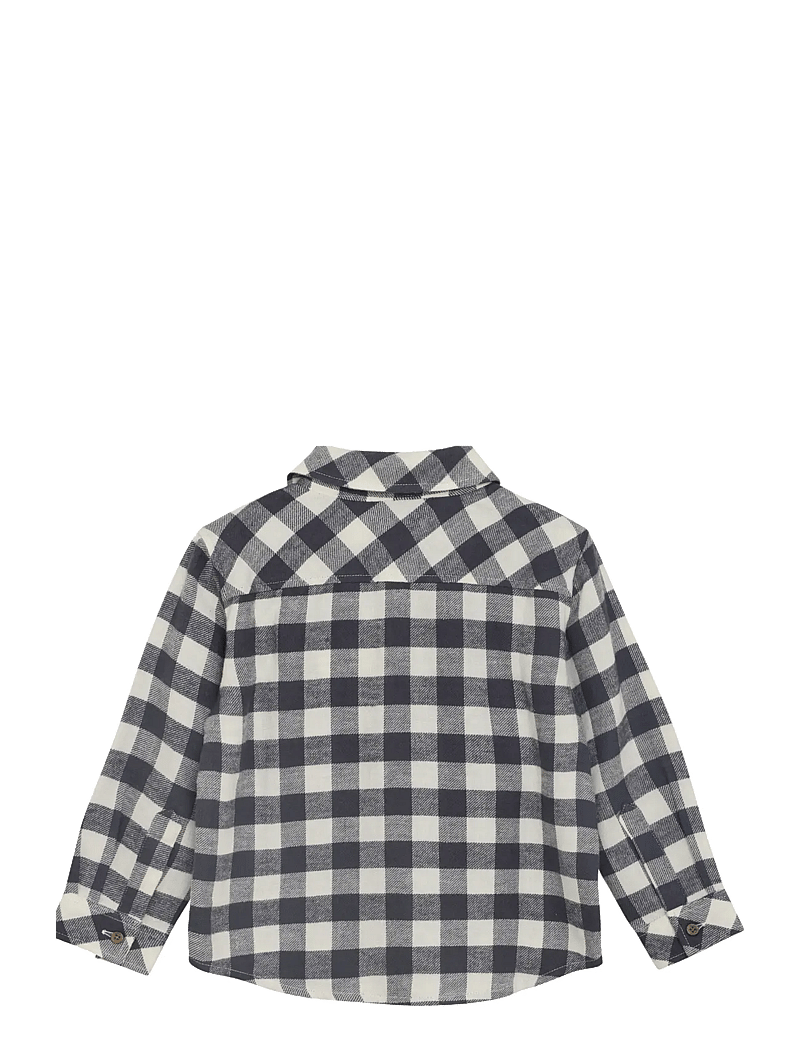En Fant - Shirt LS Check - langærmede skjorter - ebony - 1