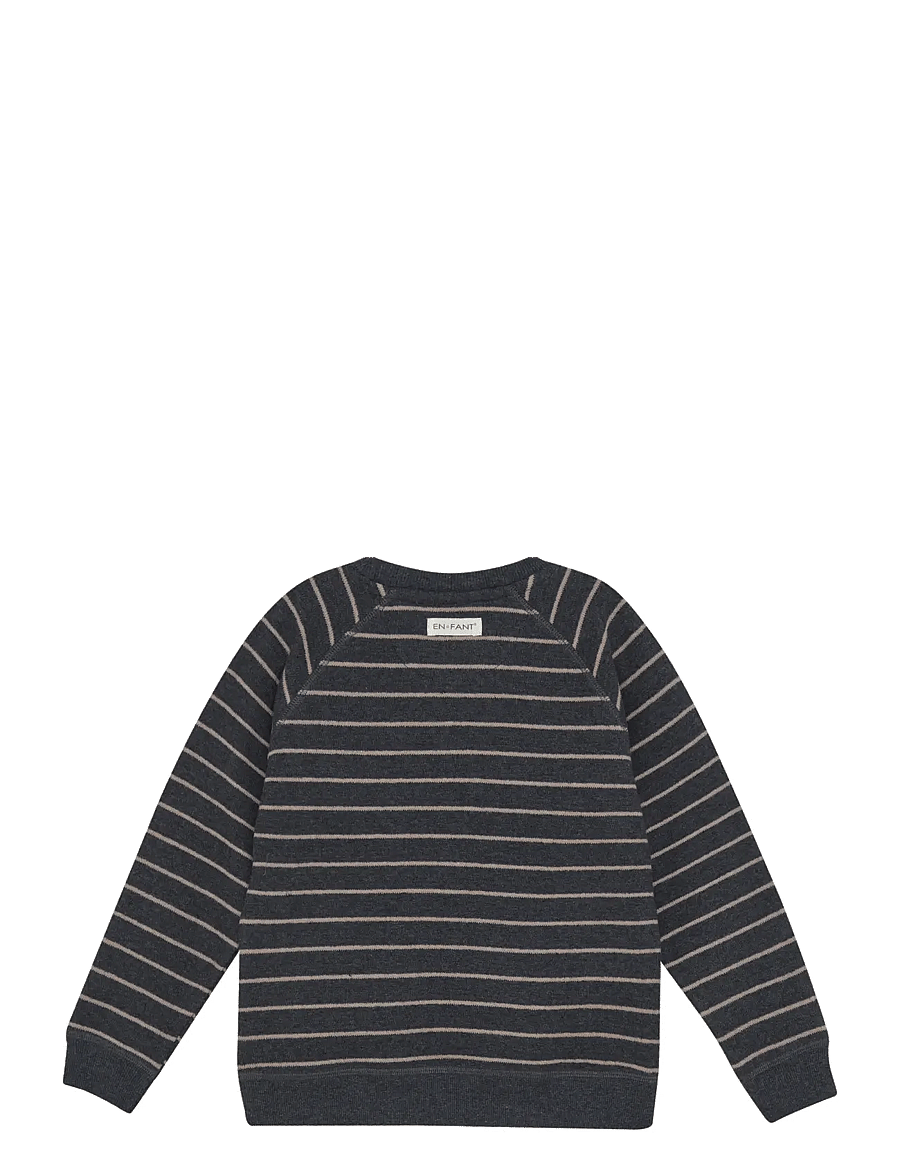 En Fant - Sweatshirt Stripe - dressipluusid - ebony - 1