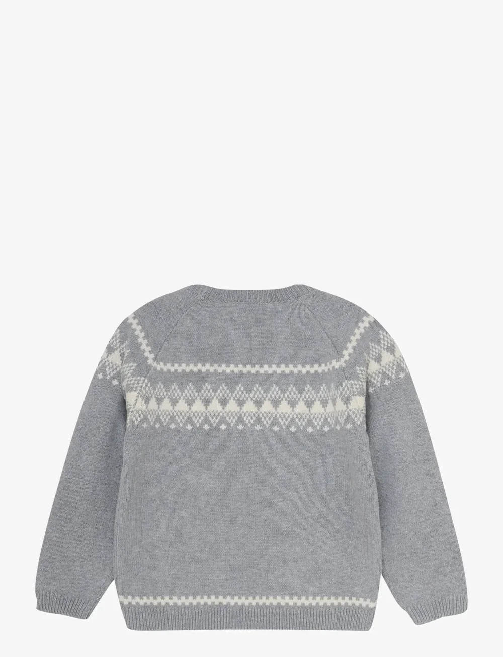En Fant - Pullover Knit w. Wool - pullover - light grey melange - 1