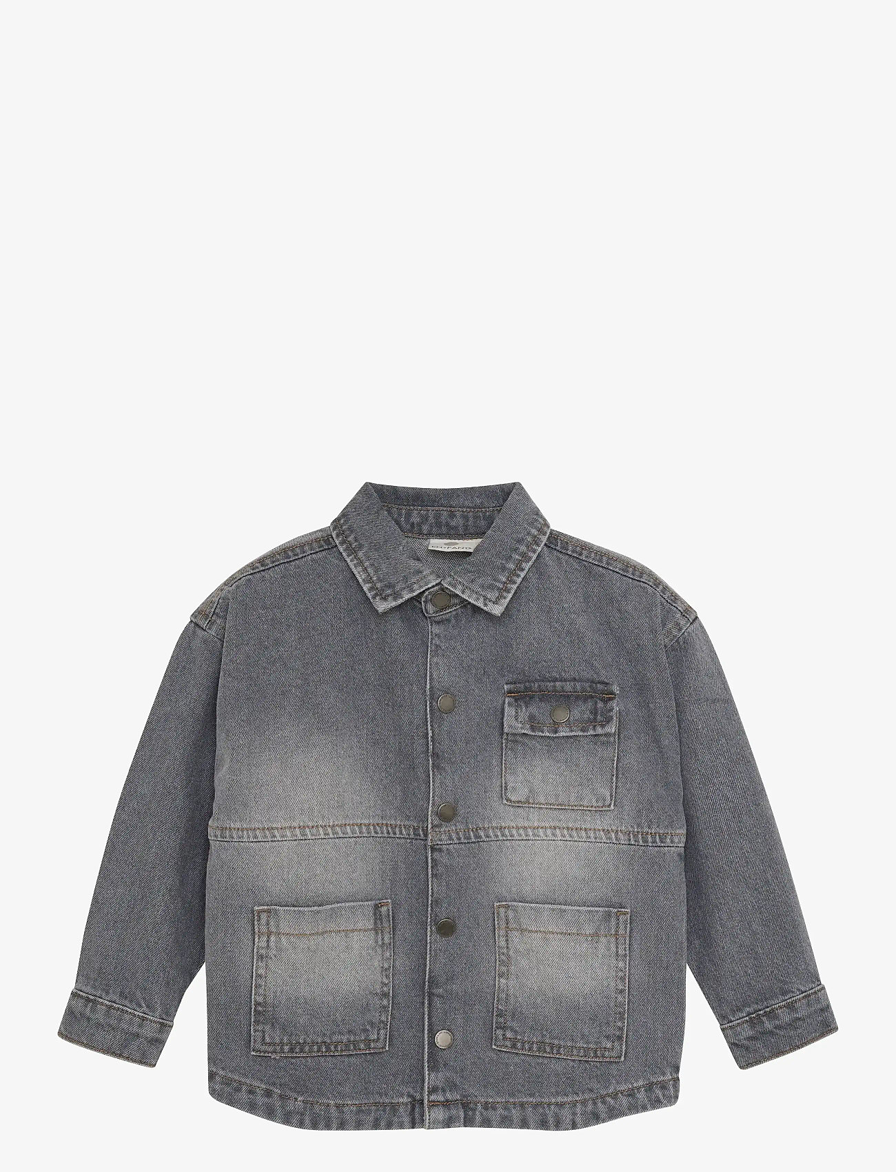 En Fant - Jacket Denim - långärmade skjortor - light grey denim - 1