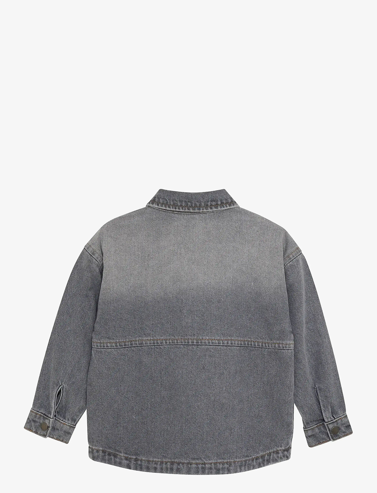 En Fant - Jacket Denim - långärmade skjortor - light grey denim - 2