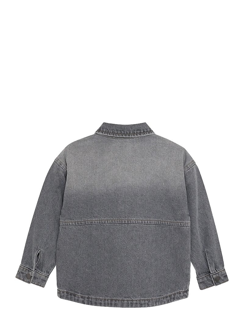 En Fant - Jacket Denim - långärmade skjortor - light grey denim - 2