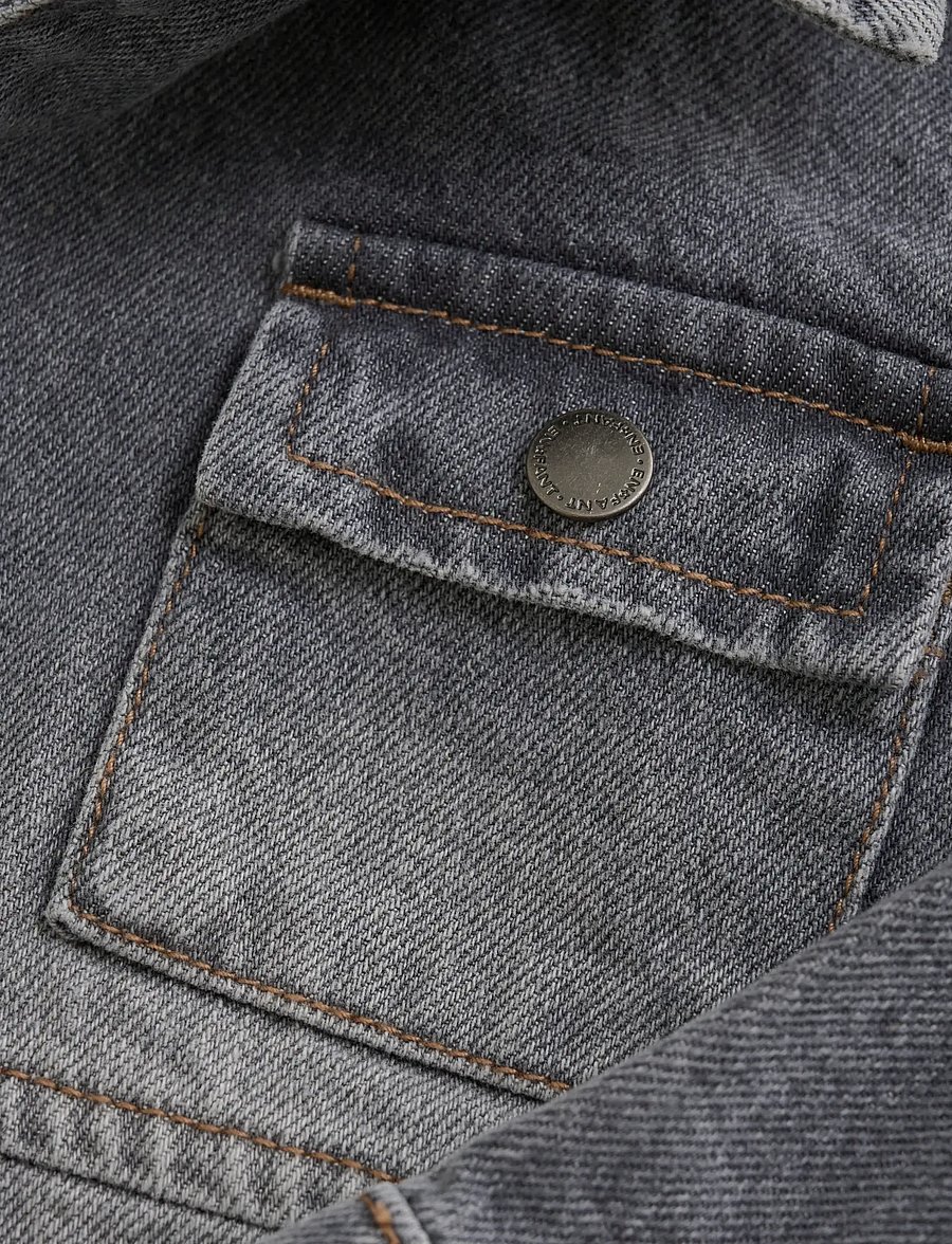 En Fant - Jacket Denim - pikkade varrukatega särgid - light grey denim - 3